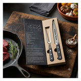 2-teiliges Steak-Set bestehend aus Fleischgabel und das Fleischmesser ist mit Namensgravur