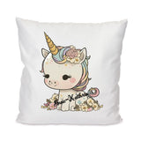 Sweet Unicorn Einhorn personalisierbar - Kissen 40x40cm mit Füllung