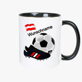Personalisierte Fußball Tasse
