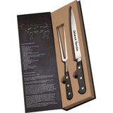 Grillmeister / Chefkoch / Koch 2-teiliges Tranchierbesteck personalisiert