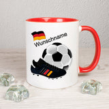 Personalisierte Fußball Tasse