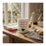 Geschenkidee - Ein guter Tag beginnt mit dieser gefüllten Kaffee Tasse.