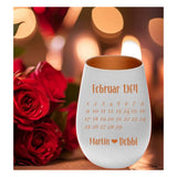 Elegant-Glas-Windlicht- individuell-Gravur – perfekt-Jahrestag-Verlobung-Hochzeit