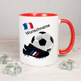 Personalisierte Fußball Tasse