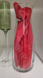 Glaskaraffe graviert mit Pusteblumen