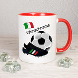 Personalisierte Fußball Tasse