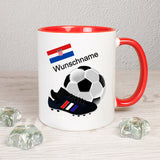 Personalisierte Fußball Tasse
