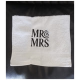 Mr & Mrs Handtücher bestickt 2er Set