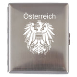 Zigarettenetui mit dem Österreich Adler graviert
