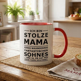 Rot-weisse-Tasse-bediseitig-bedruckt-mit-ich-bin-stolze-mama-eines-wahnsinning-fantastischen-sohnes-und-ja-er-hat-mir-diese-tasse-geschenkt