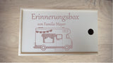handmade Holzbox personalisiert mit Lasergravur 135 x 235 x 75mm