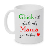 Glück ist dich als Mama zu haben