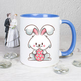 Hase mit Ei - personalisierbar - Tasse