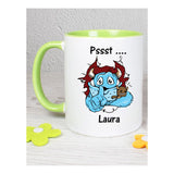 Kaffee Monster Tasse personalisierbar mit Name