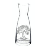 Glaskaraffe graviert mit Motiv: Baum + Lebenselixier
