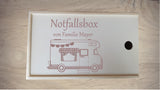 handmade Holzbox personalisiert mit Lasergravur 135 x 235 x 75mm