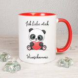 Panda verschiedene Varianten - Tasse