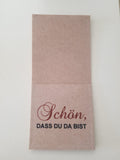 personalisierte Bestecktasche aus Filz