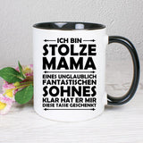Stolze Mama - Sohn - 3 Farb Varianten - Tasse