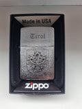 Tiroler Adler mit Name personalisiert Zippo chrome gebürstet mit Gravur