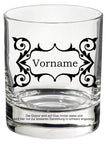 Whiskyglas mit Motiv + Wunschname graviert