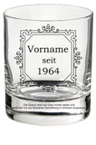 Whiskyglas mit Motiv + Wunschname graviert