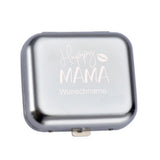 Taschenaschenbecher Happy Mama Kußmund und mit Name personalisierbar