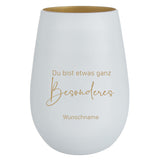Du bist etwas ganz Besonderes personalisierbar  - Windlicht Glas mit Gravur