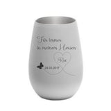 Für immer in meinem Herzen - Windlicht mit Gravur personalisierbar